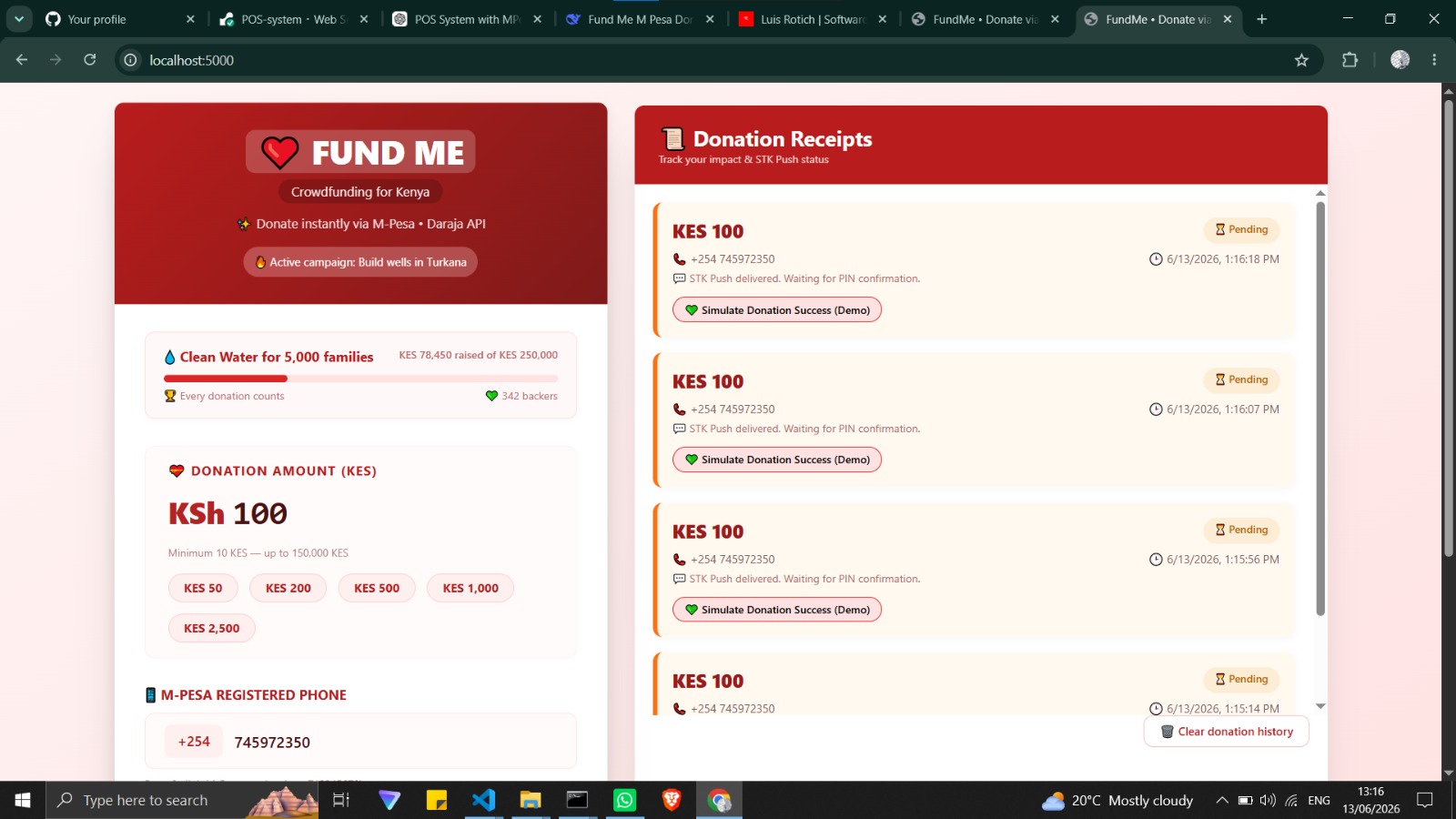 Fund Me Platform