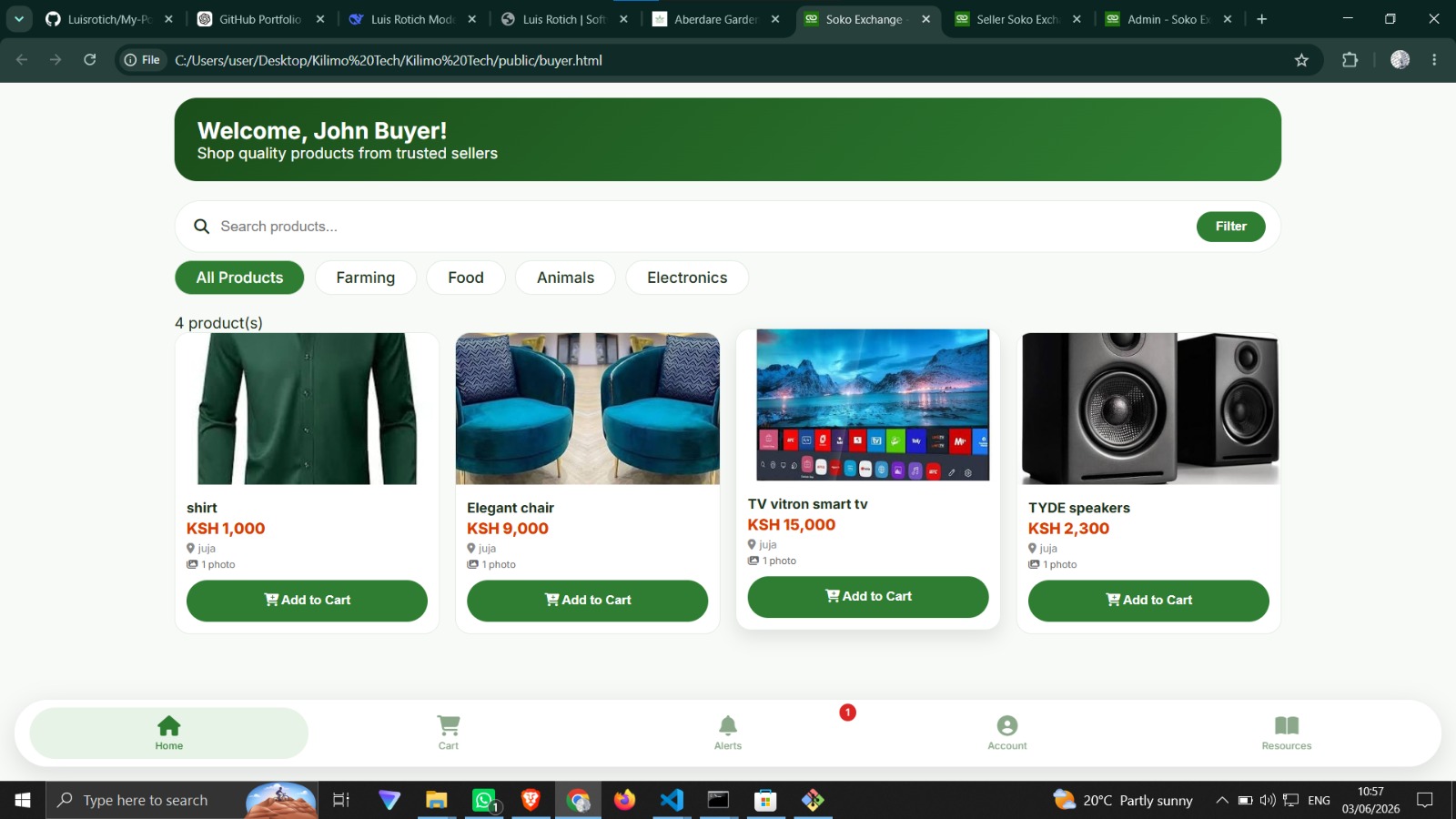 Soko Exchange Marketplace